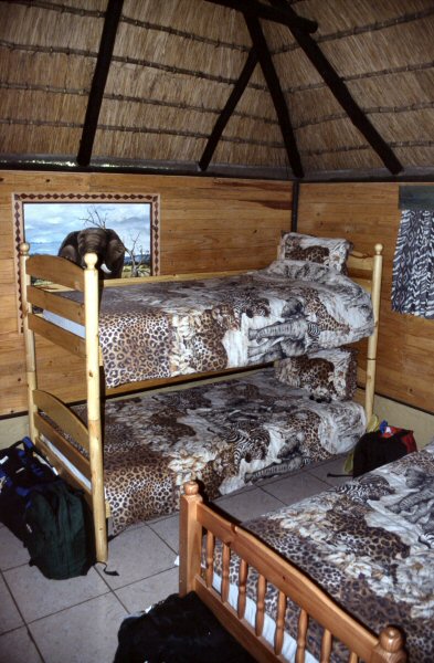The inside of our lodge at Waterpan Haven.